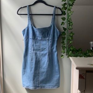 Denim fitting dress
